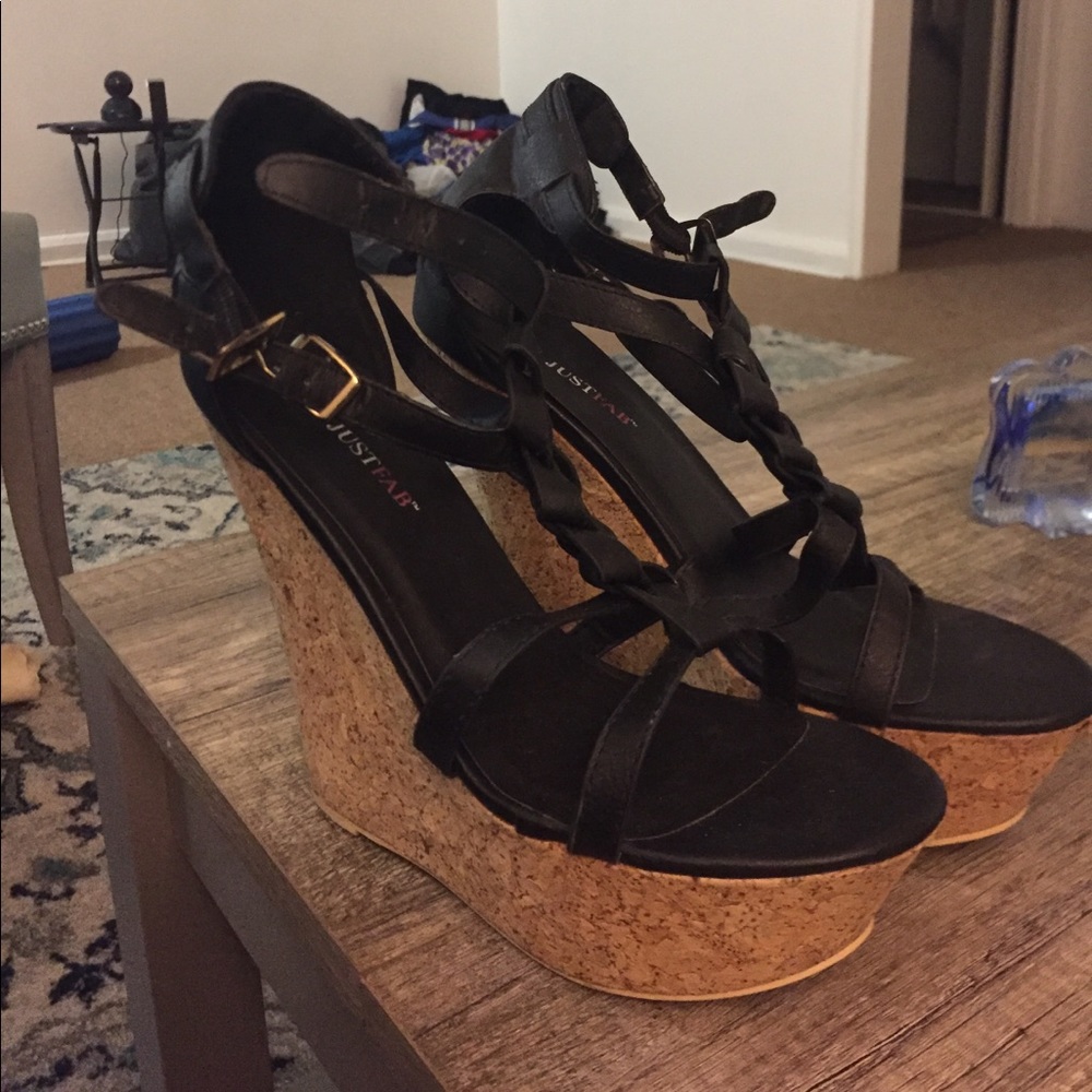 Black and Tan wedges